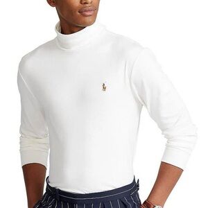 Polo by Ralph Lauren Men's Cream Turtleneck Sweater